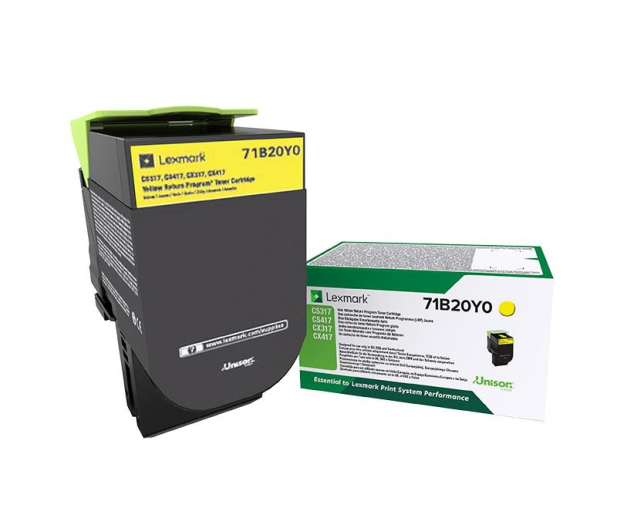 LEXMARK Toner 2.3K YE CS/CX3/4/ 517 71B20Y0 - 358925 - zdjęcie